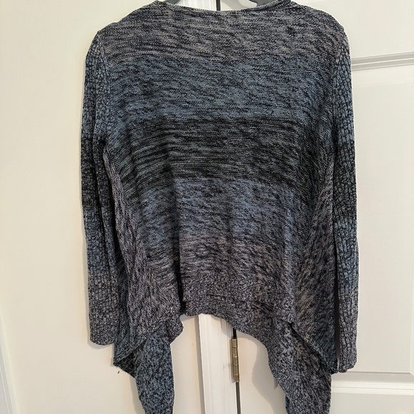 Multi-colored Cropped Asymmetrical Sweater - Picture 2 of 2